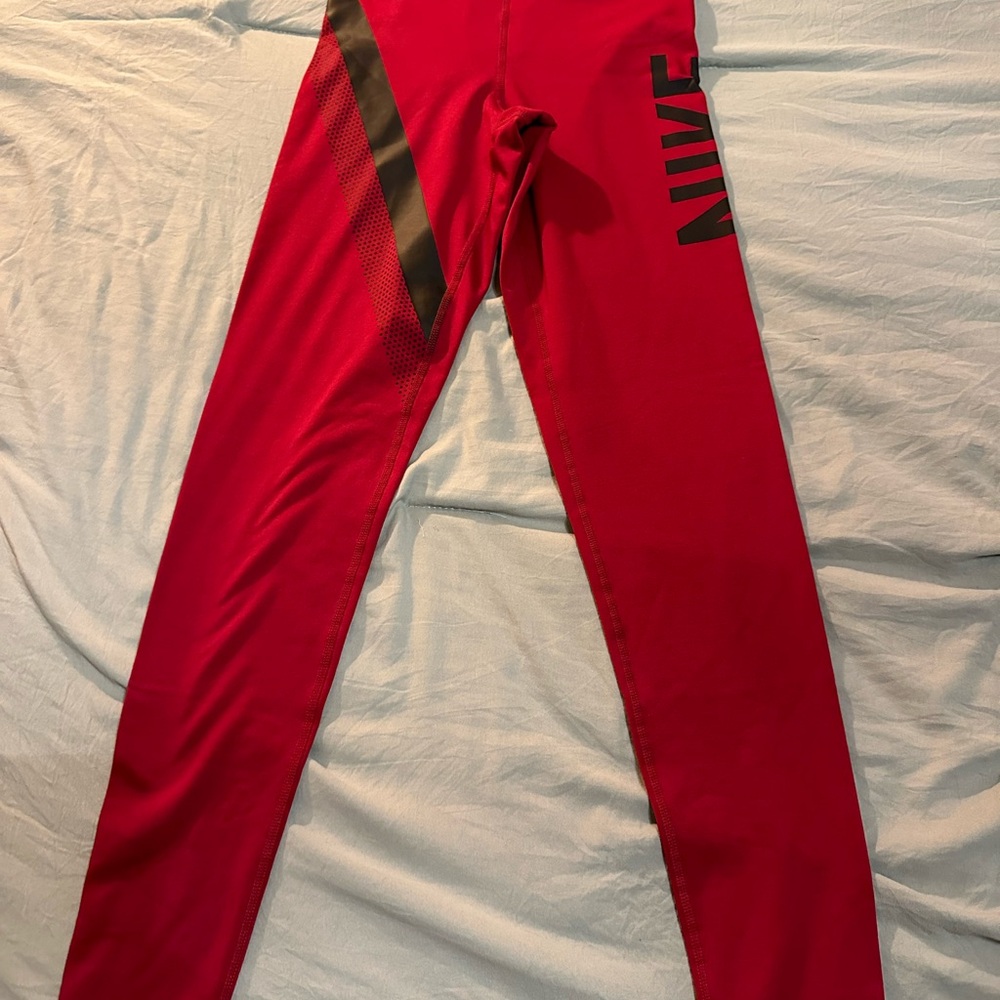 Nike Red women’s Medium tight